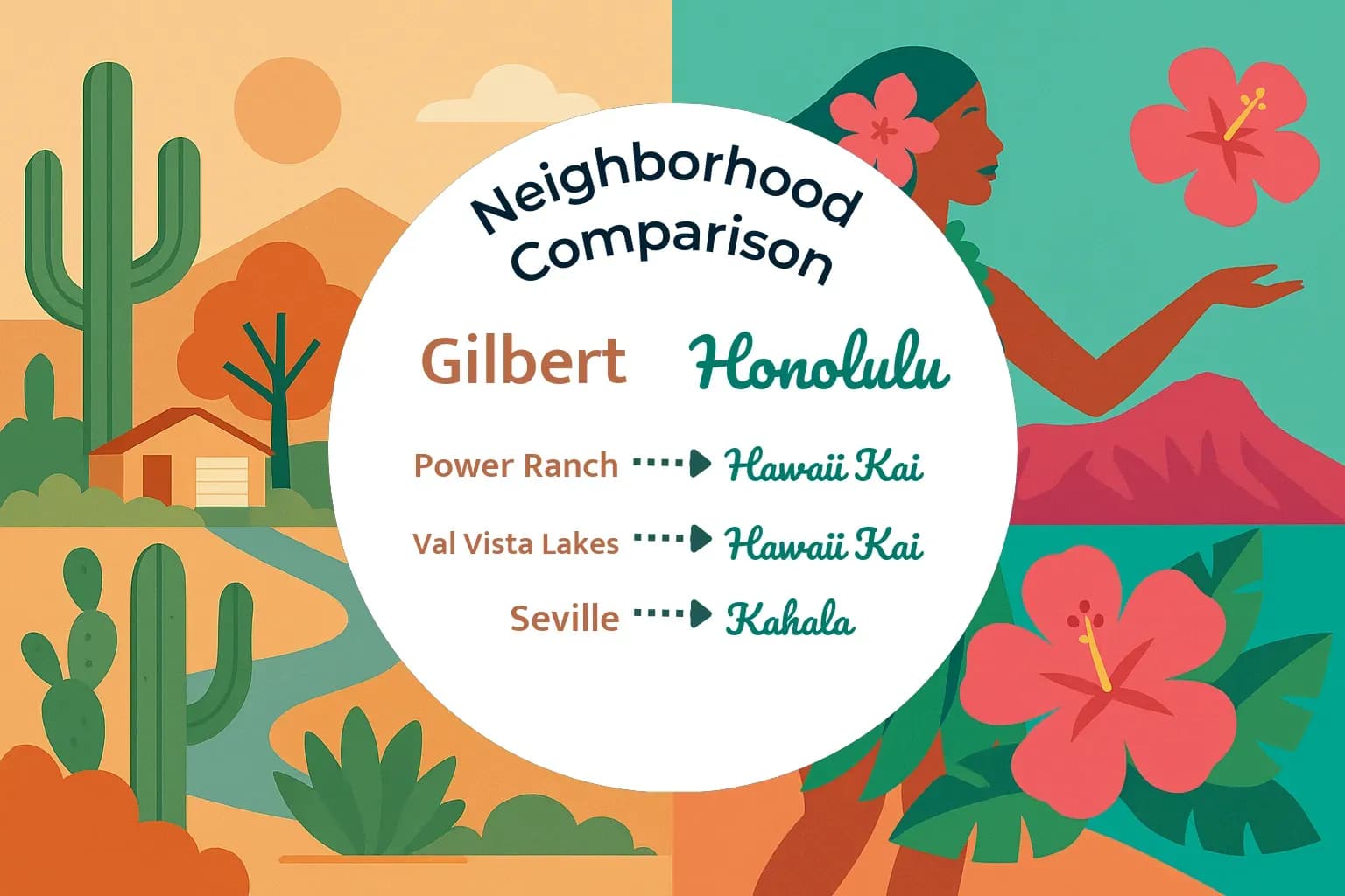 Gilbert vs Honolulu Neighborhood Comparison