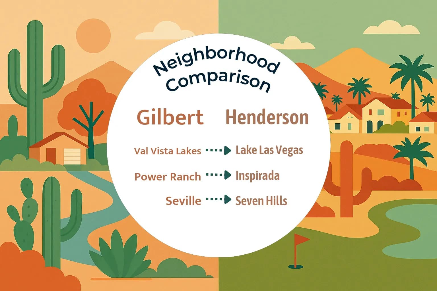Gilbert vs Henderson Neighborhood Comparison
