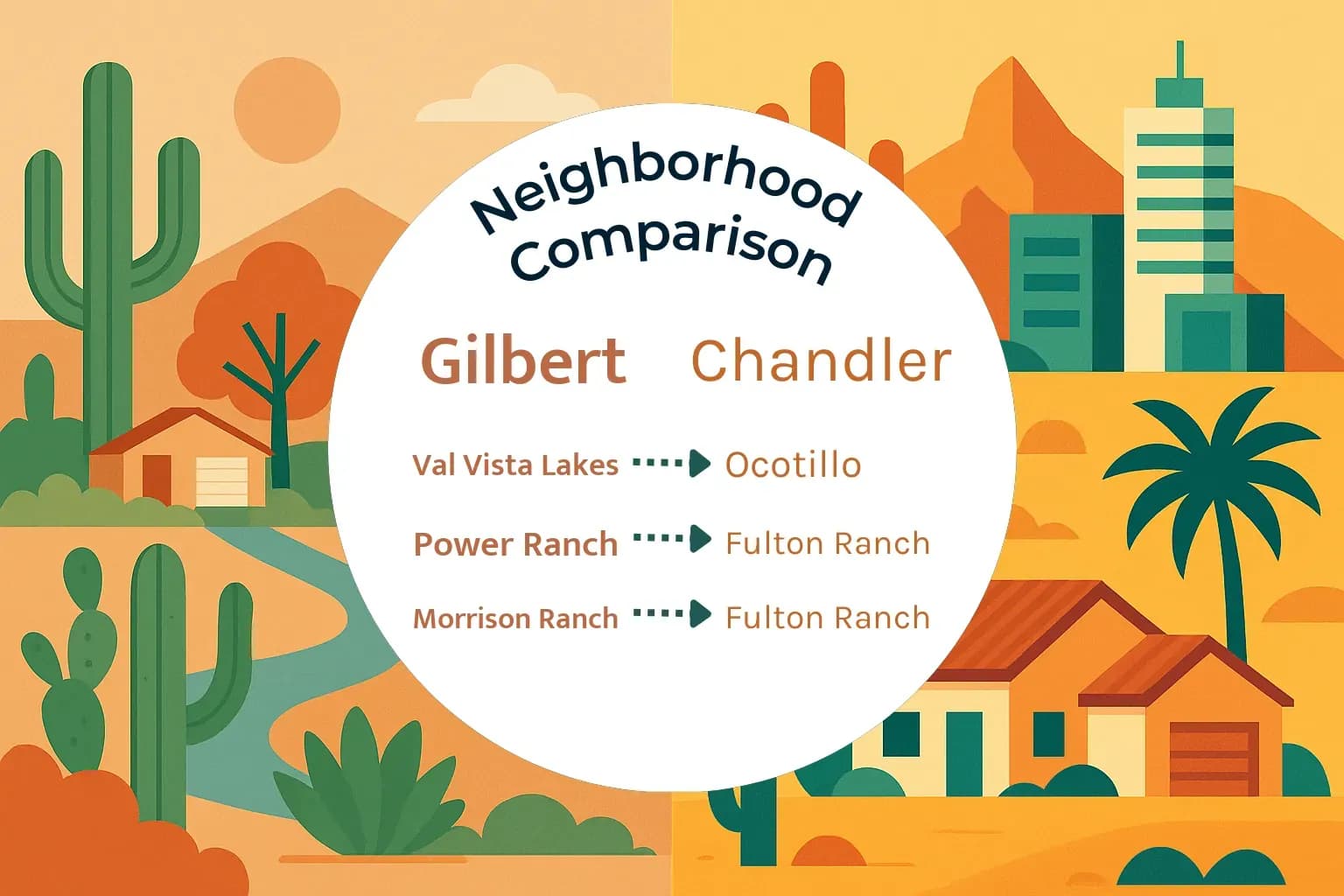 Gilbert vs Chandler Neighborhood Comparison