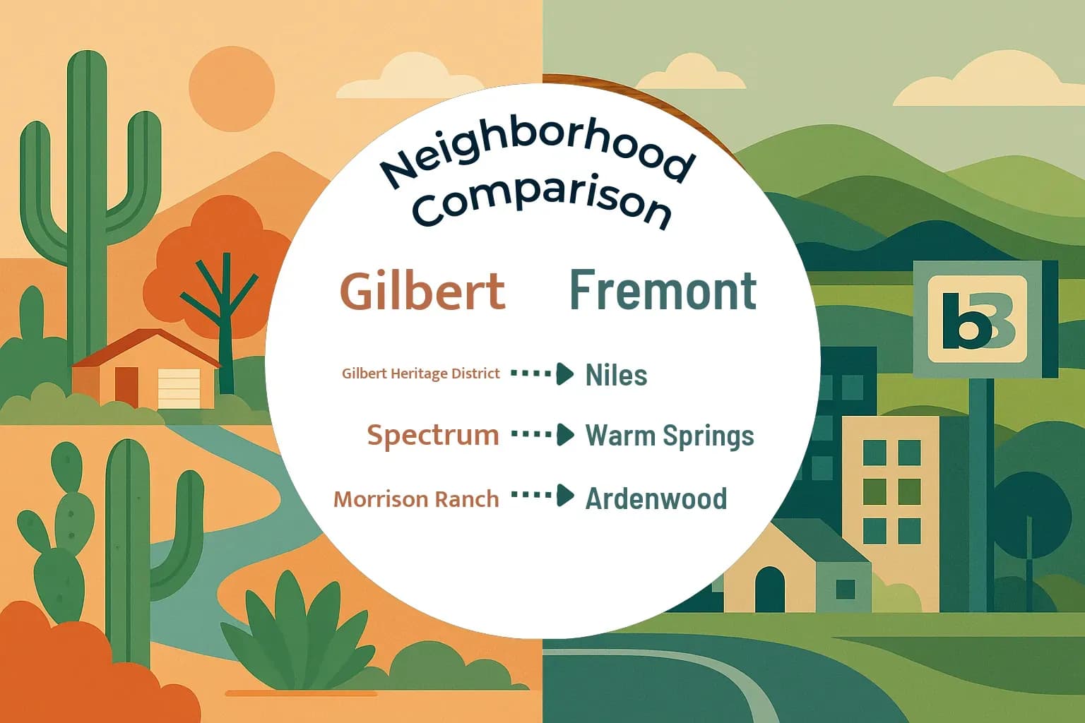 Gilbert vs Fremont Neighborhood Comparison