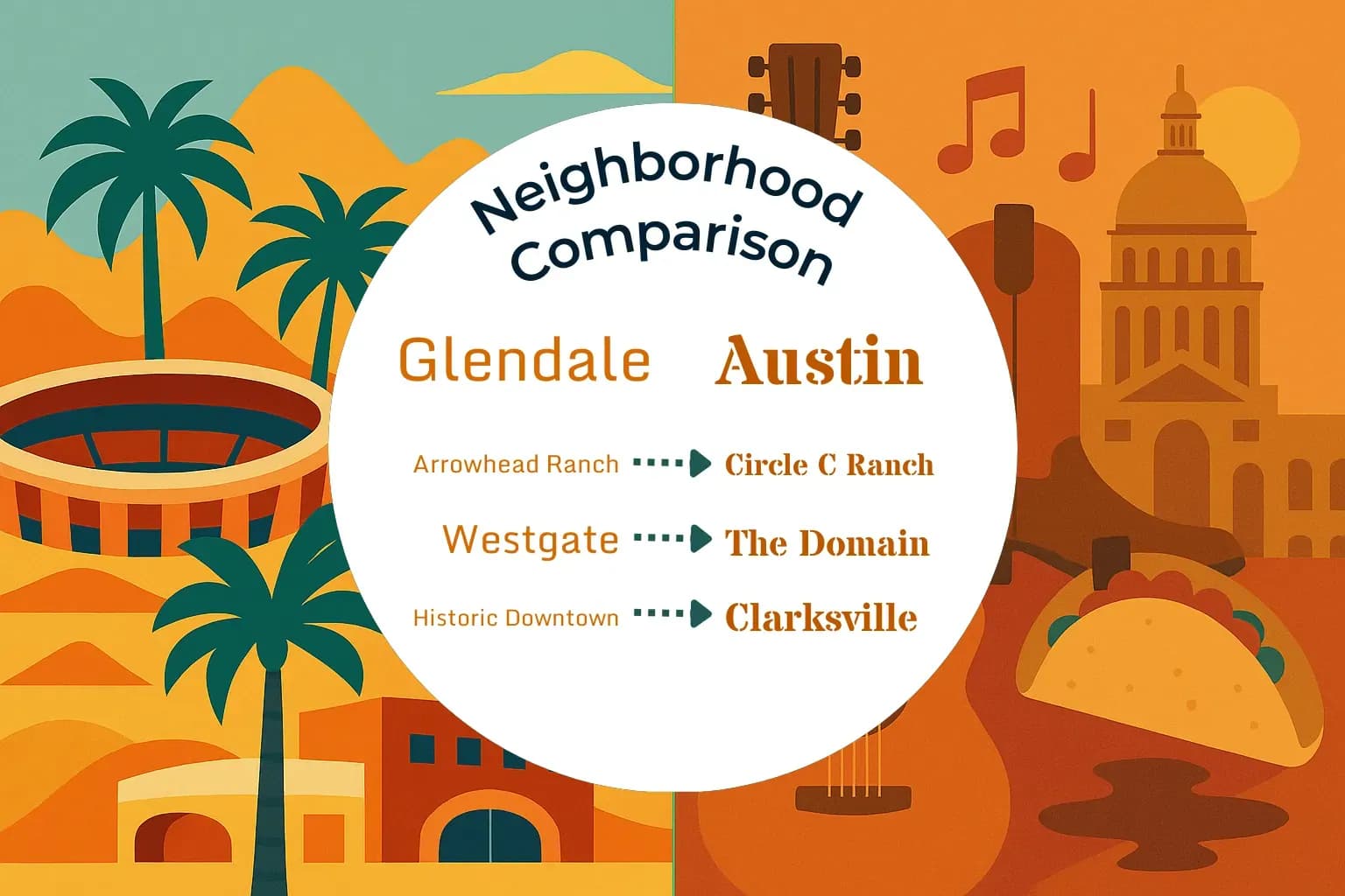 Glendale vs Austin Neighborhood Comparison