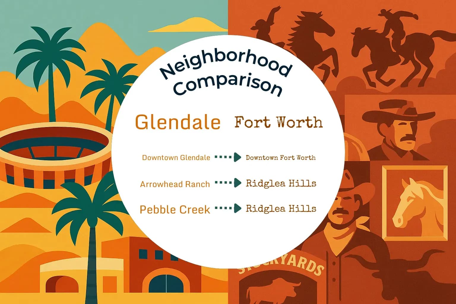 Glendale vs Fort Worth Neighborhood Comparison
