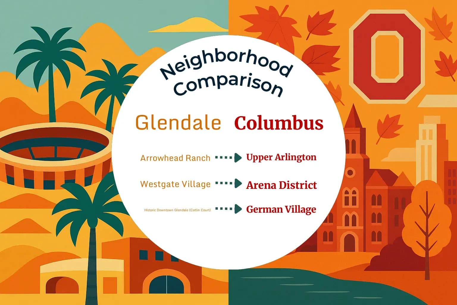 Glendale vs Columbus Neighborhood Comparison