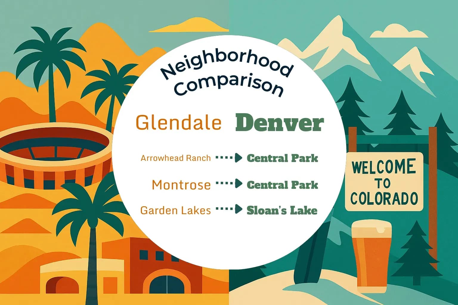 Glendale vs Denver Neighborhood Comparison