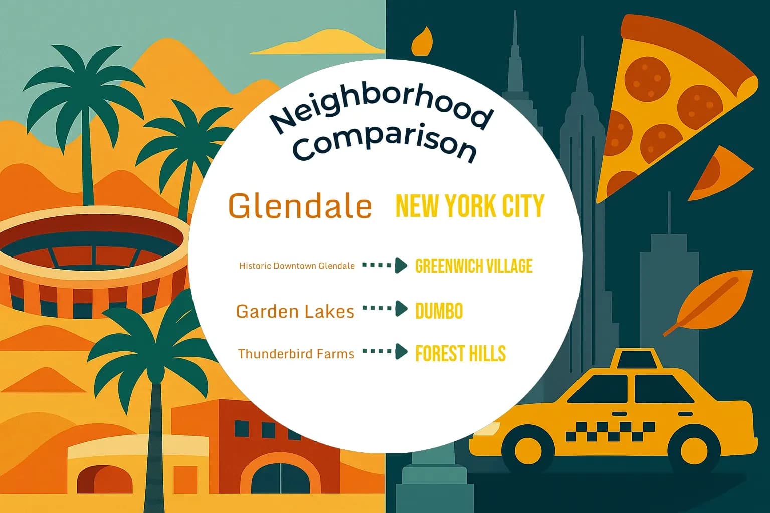 Glendale vs New York City Neighborhood Comparison