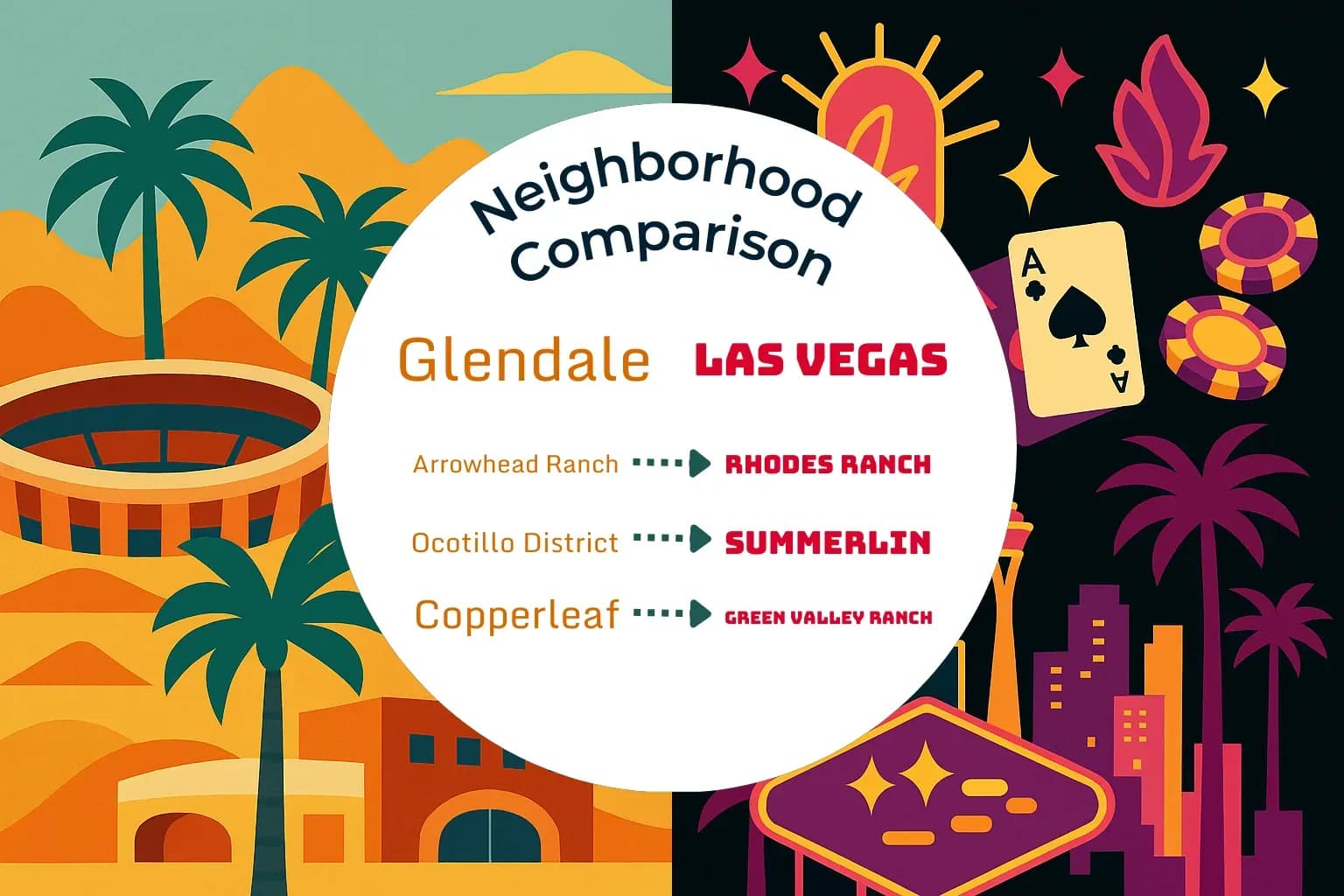 Glendale vs Las Vegas Neighborhood Comparison