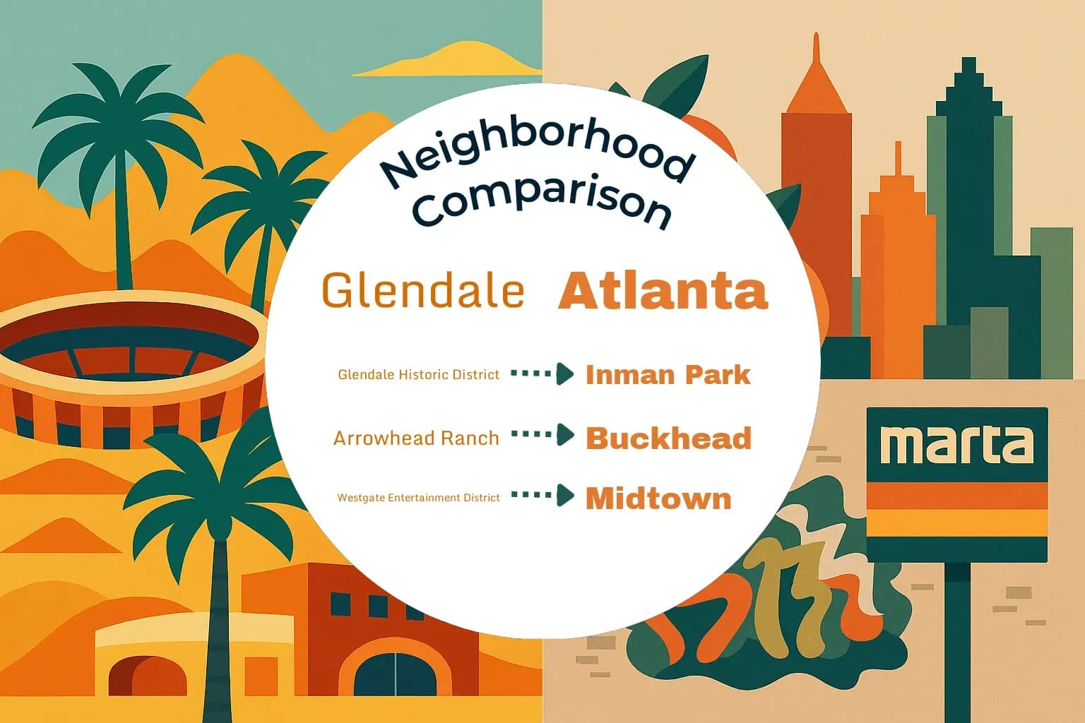 Glendale vs Atlanta Neighborhood Comparison