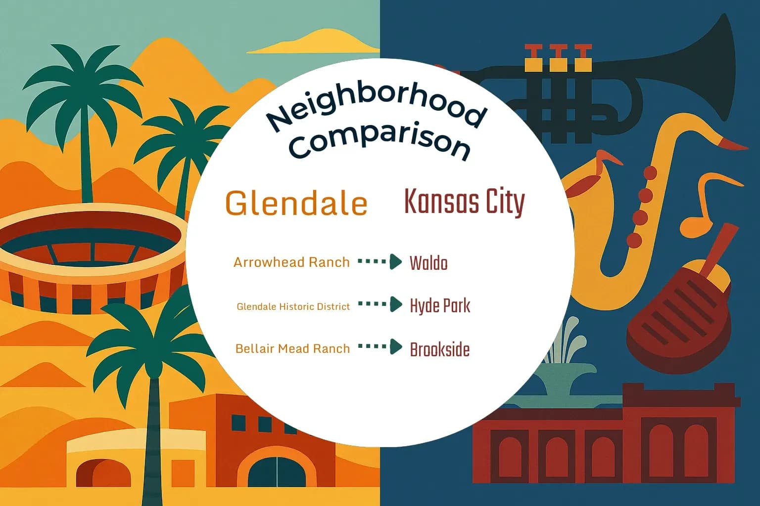 Glendale vs Kansas City Neighborhood Comparison