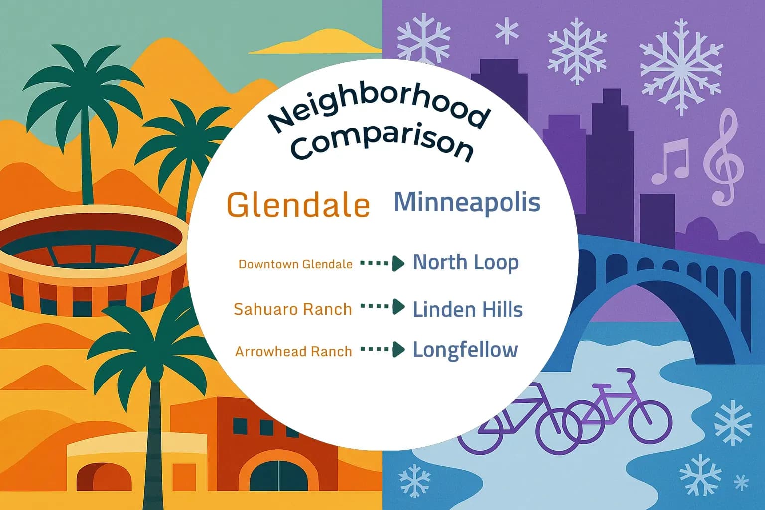 Glendale vs Minneapolis Neighborhood Comparison