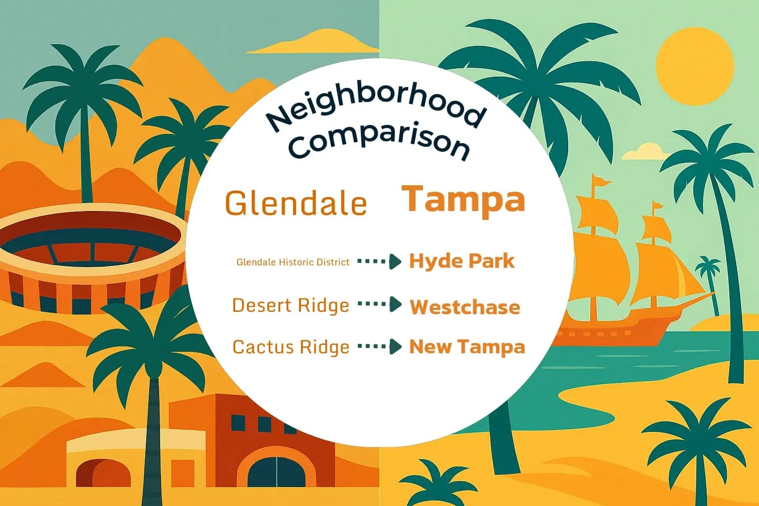 Glendale vs Tampa Neighborhood Comparison