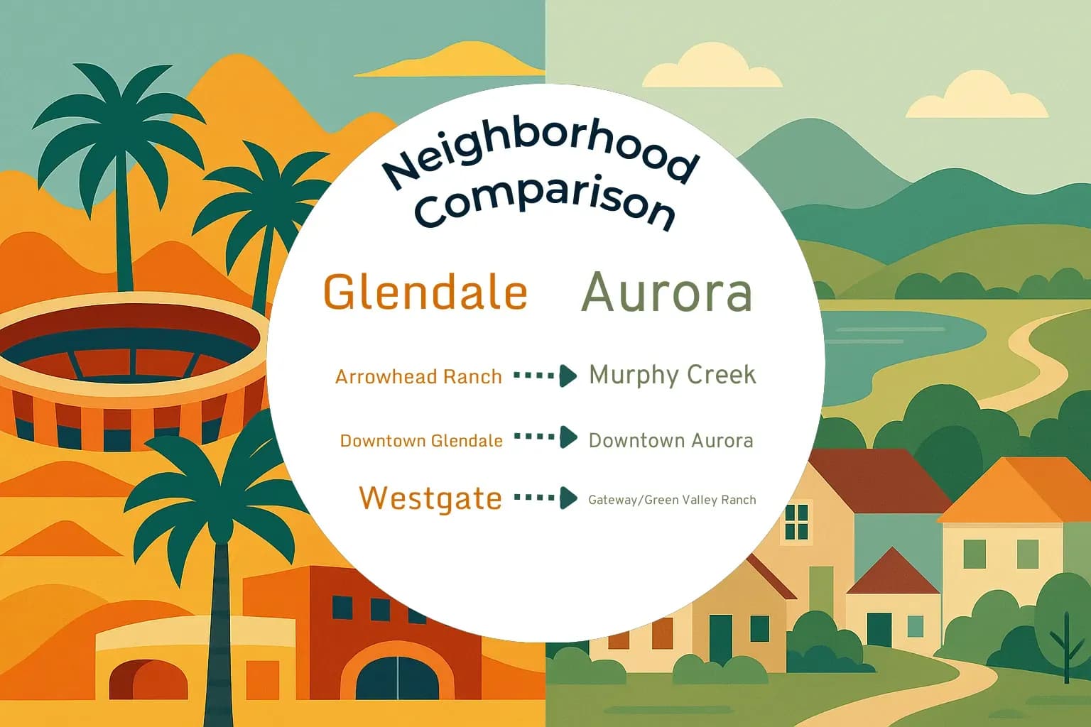 Glendale vs Aurora Neighborhood Comparison