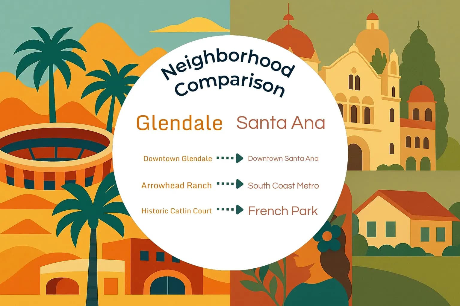 Glendale vs Santa Ana Neighborhood Comparison