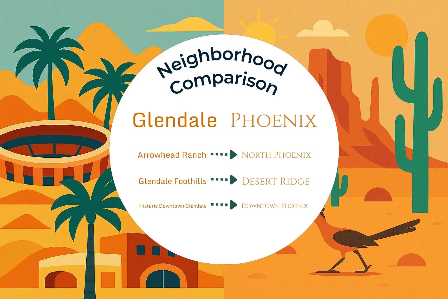 Glendale vs Phoenix Neighborhood Comparison