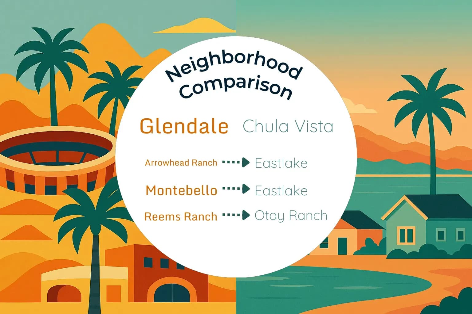 Glendale vs Chula Vista Neighborhood Comparison