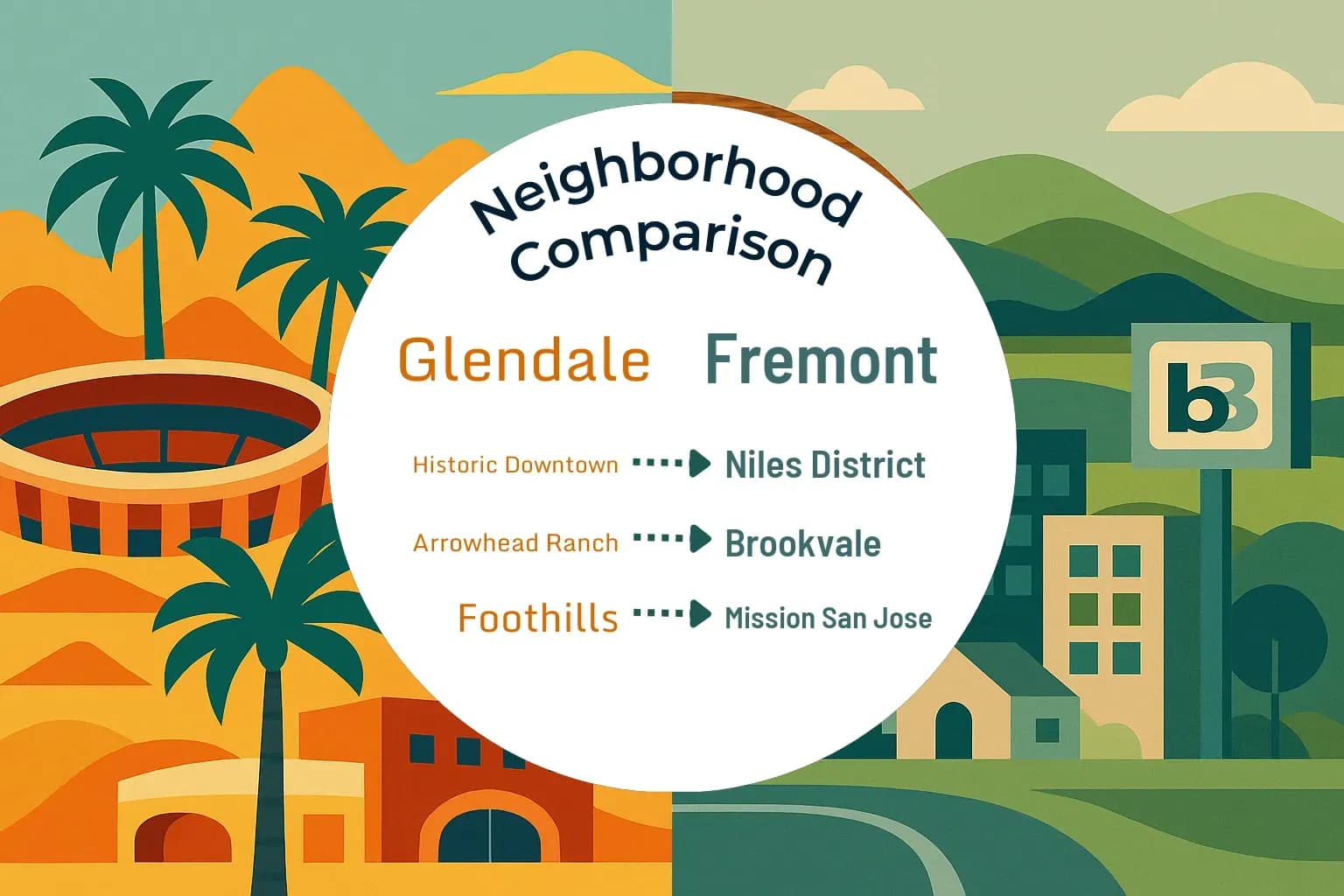 Glendale vs Fremont Neighborhood Comparison