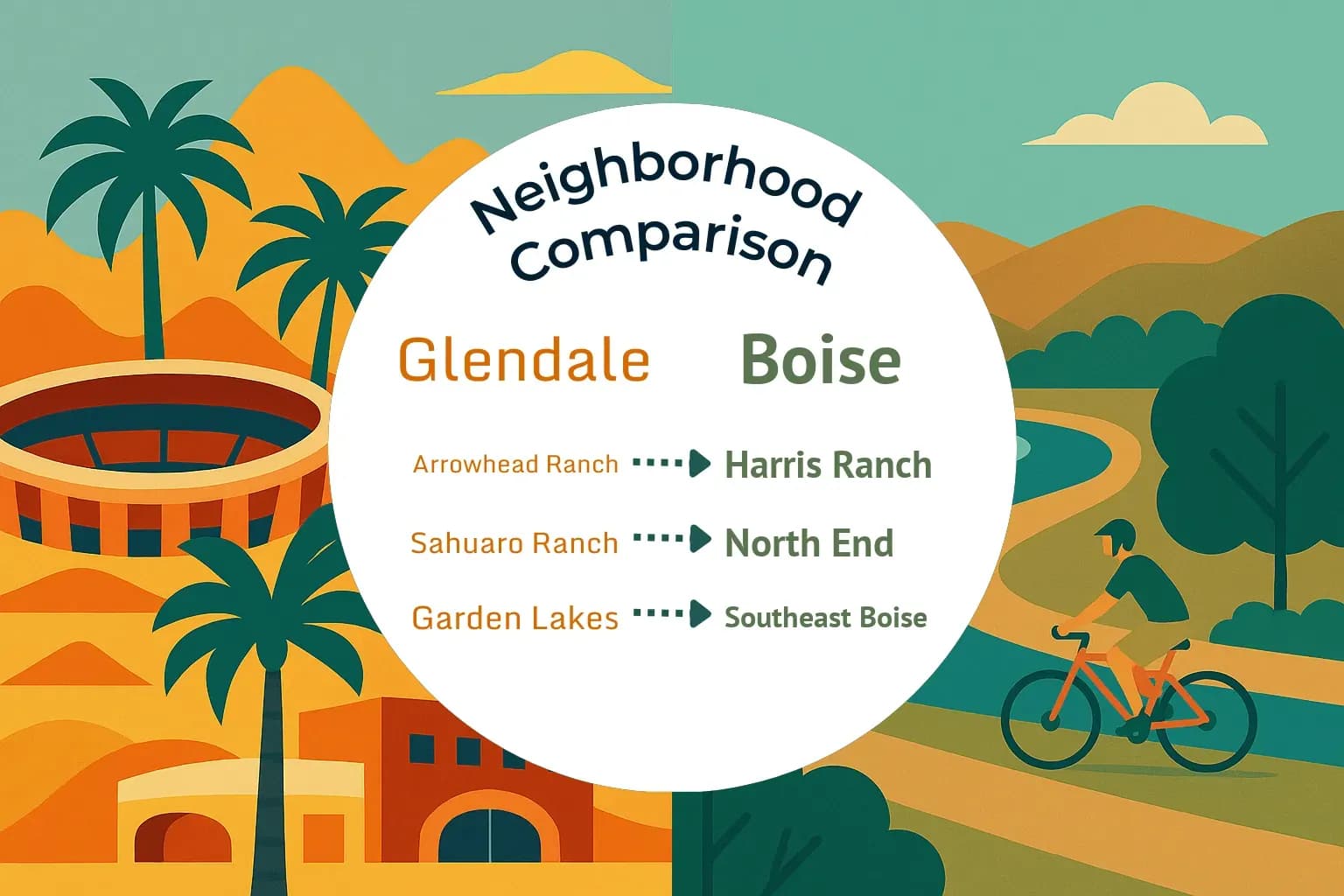 Glendale vs Boise Neighborhood Comparison