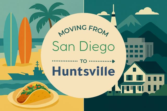 Moving from San Diego to Huntsville