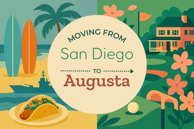 Moving from San Diego to Augusta