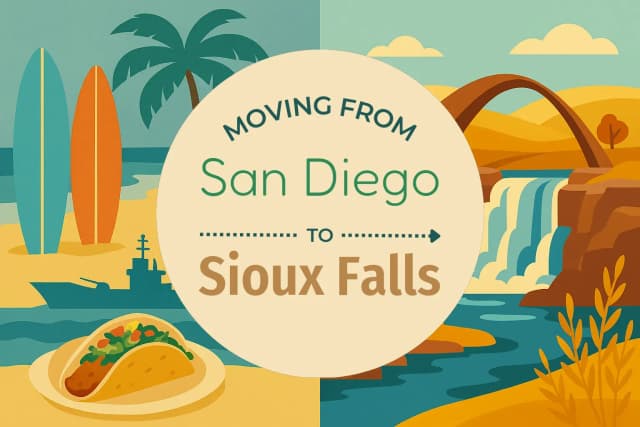 Moving from San Diego to Sioux Falls