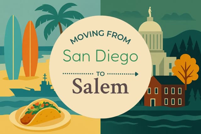 Moving from San Diego to Salem
