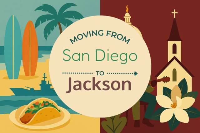 Moving from San Diego to Jackson