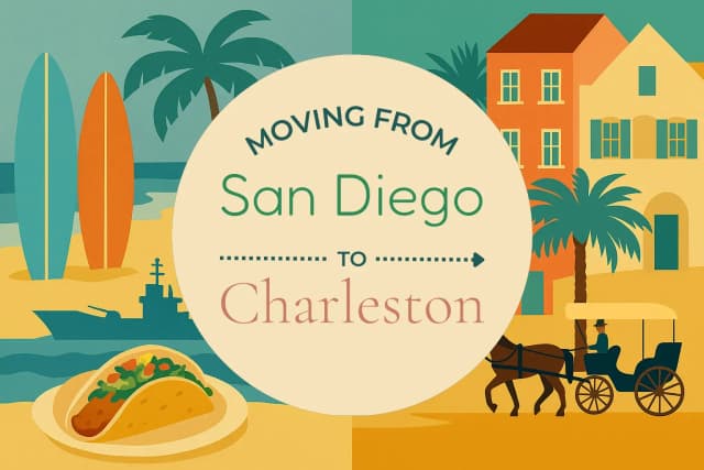 Moving from San Diego to Charleston