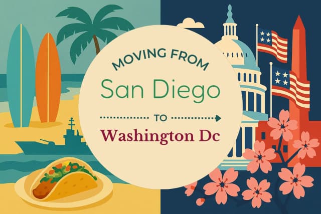 Moving from San Diego to Washington DC