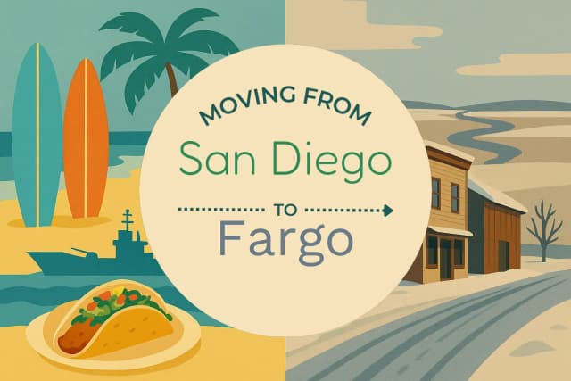 Moving from San Diego to Fargo