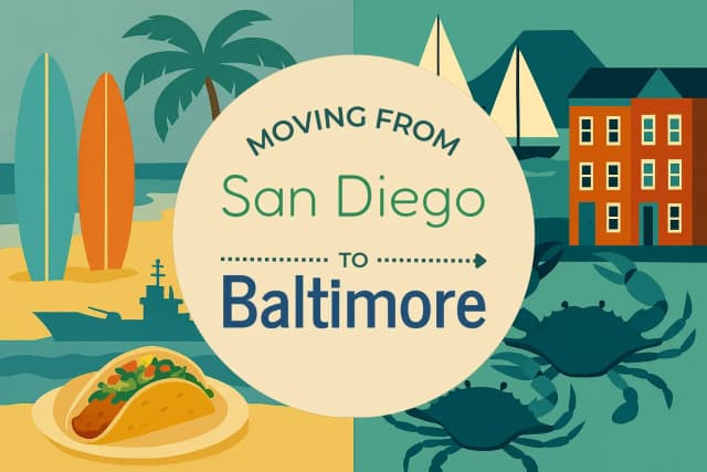 Moving from San Diego to Baltimore