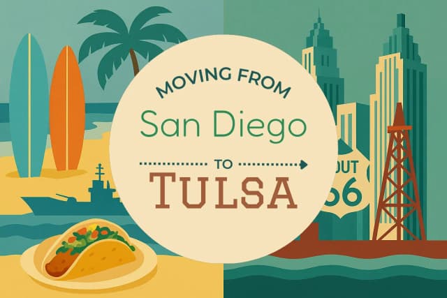 Moving from San Diego to Tulsa