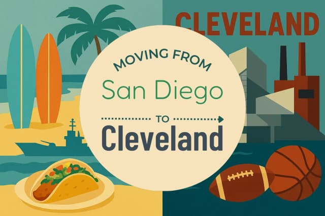 Moving from San Diego to Cleveland
