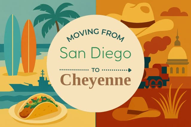 Moving from San Diego to Cheyenne