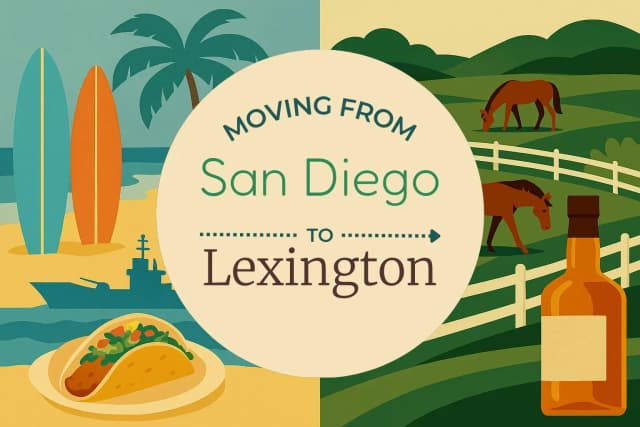 Moving from San Diego to Lexington