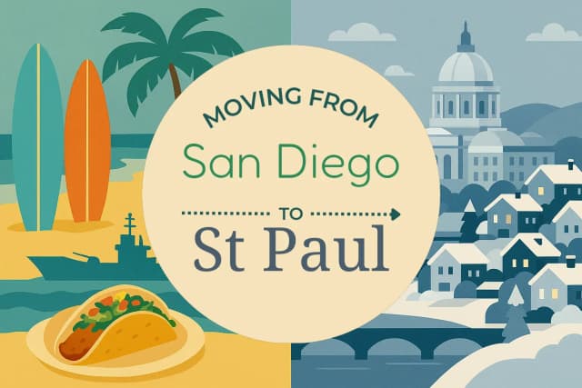 Moving from San Diego to St. Paul
