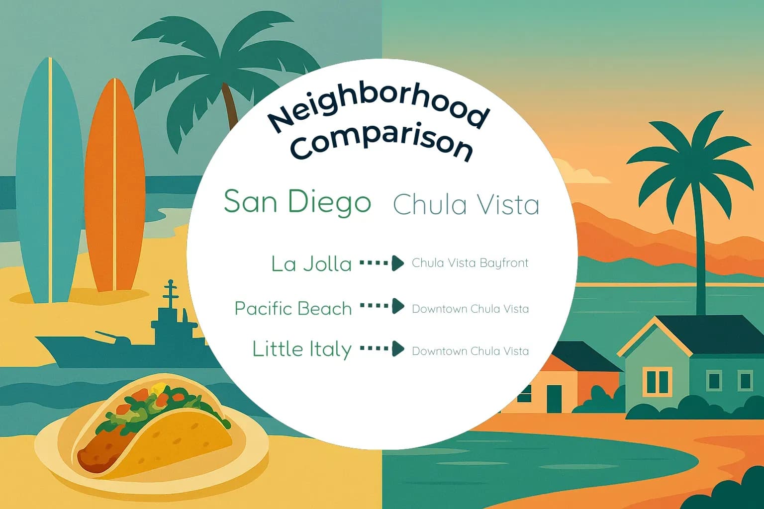 San Diego vs Chula Vista Neighborhood Comparison
