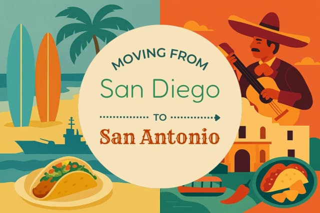 Moving from San Diego to San Antonio