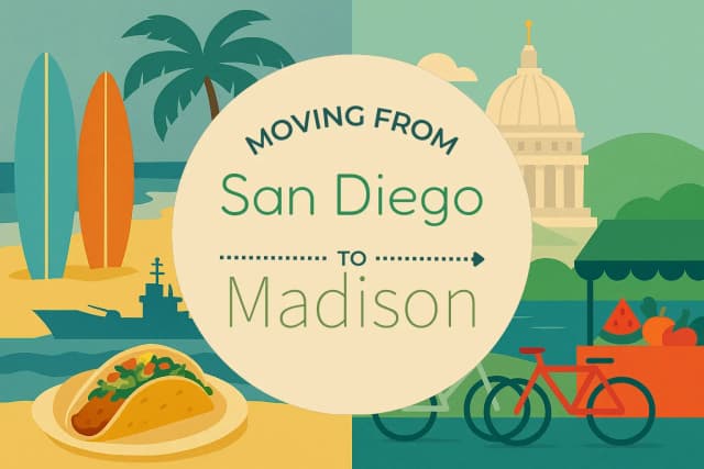 Moving from San Diego to Madison