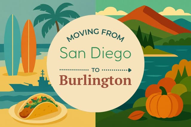 Moving from San Diego to Burlington