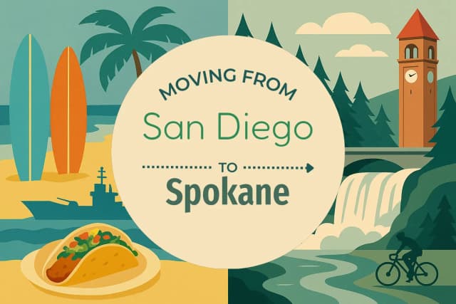 Moving from San Diego to Spokane