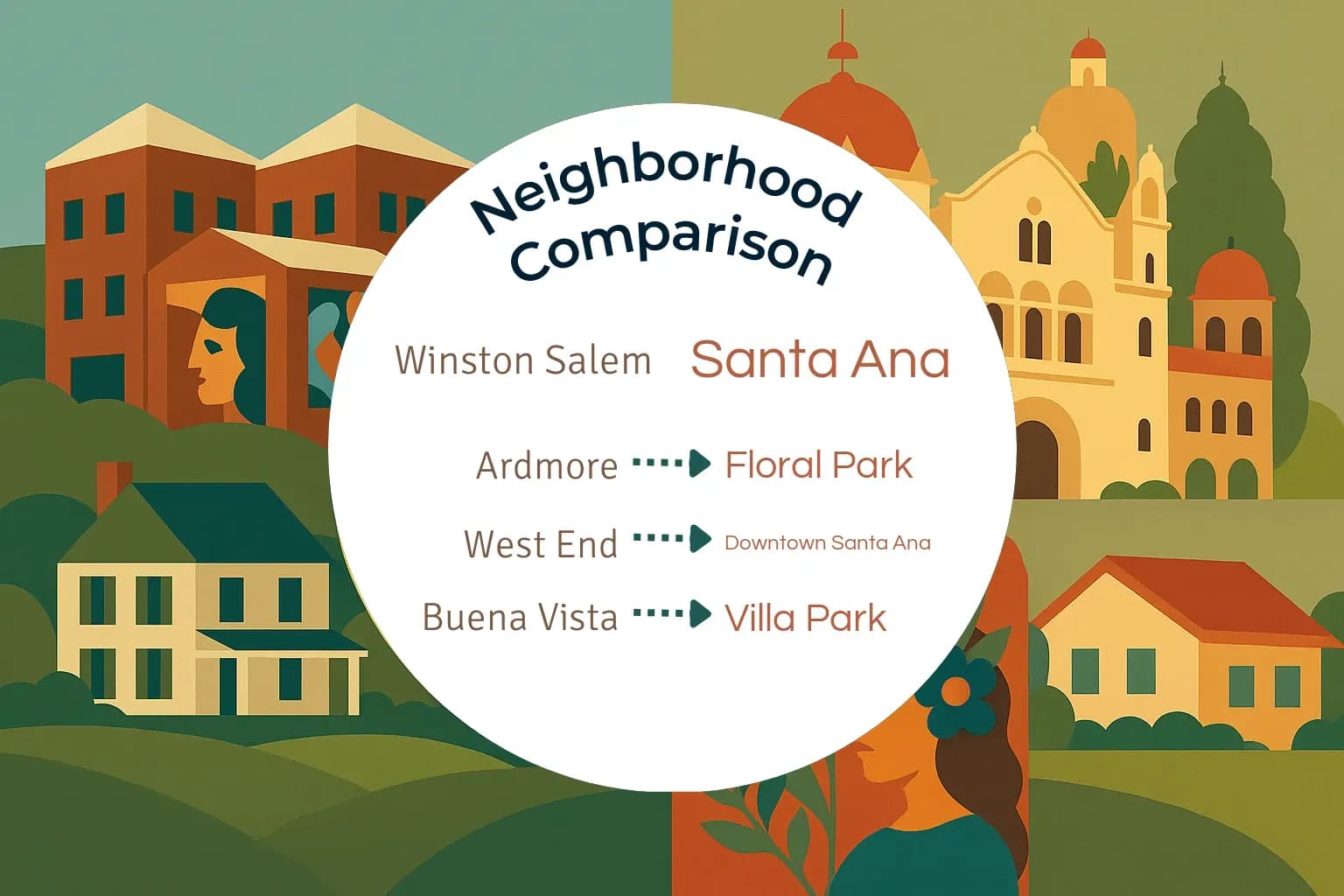 Winston Salem vs Santa Ana Neighborhood Comparison