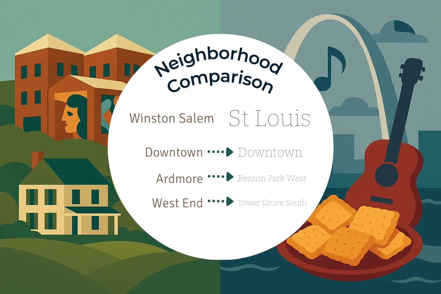 Winston Salem vs St. Louis Neighborhood Comparison