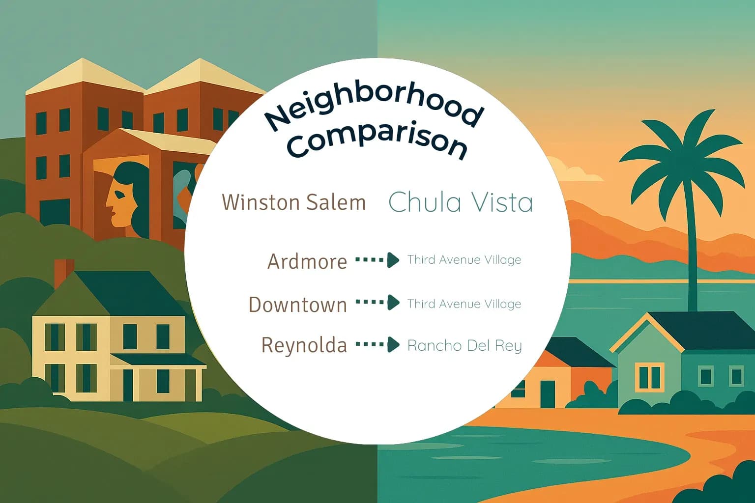 Winston Salem vs Chula Vista Neighborhood Comparison
