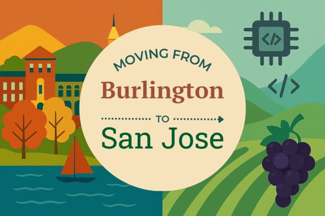Moving from Burlington to San Jose