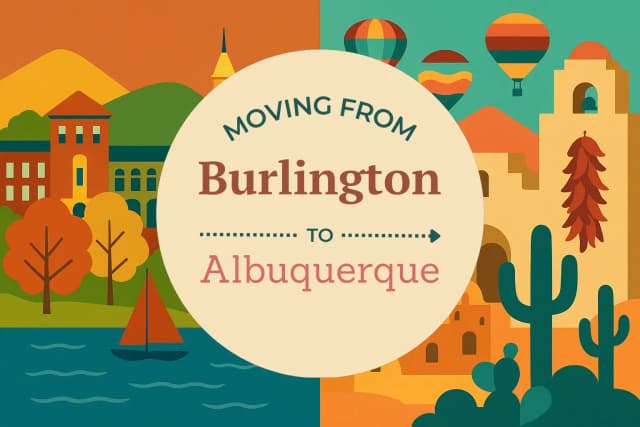 Moving from Burlington to Albuquerque