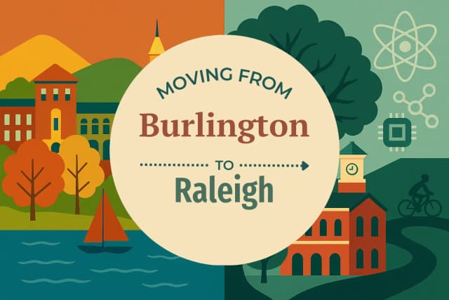 Moving from Burlington to Raleigh
