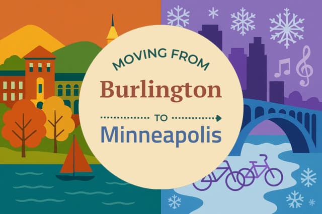 Moving from Burlington to Minneapolis