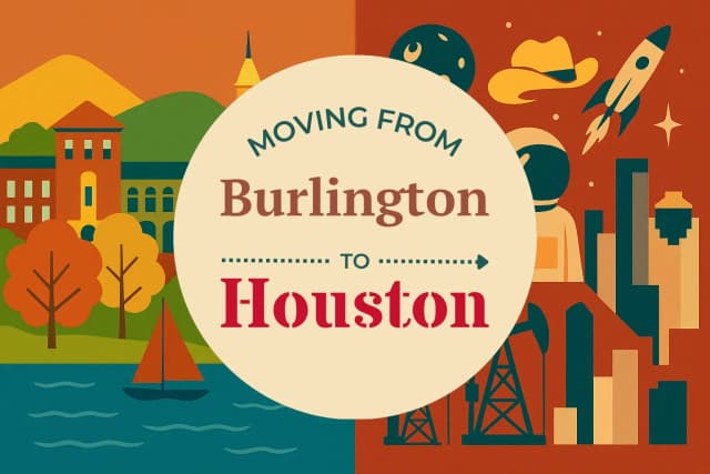 Moving from Burlington to Houston