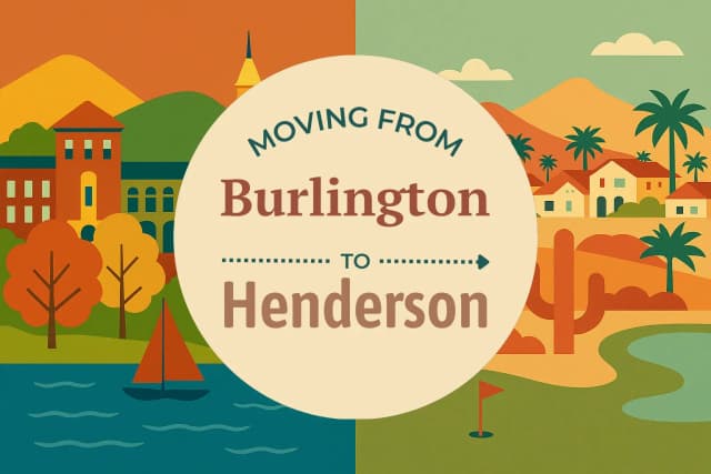 Moving from Burlington to Henderson