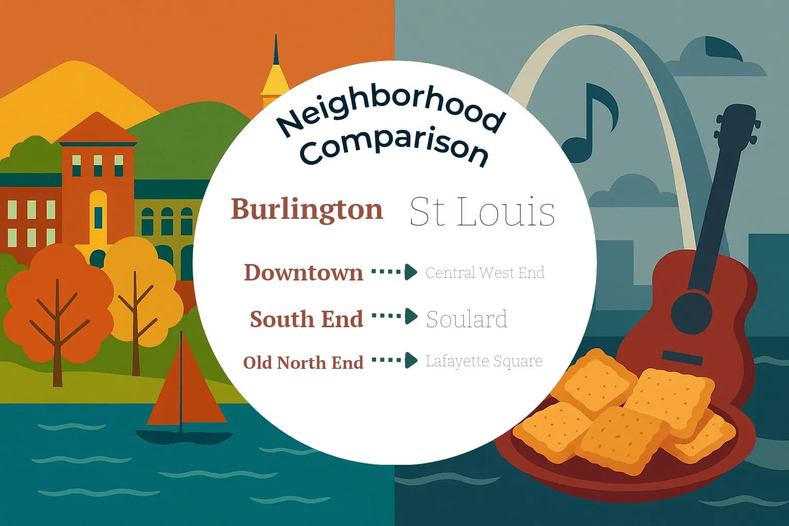 Burlington vs St. Louis Neighborhood Comparison