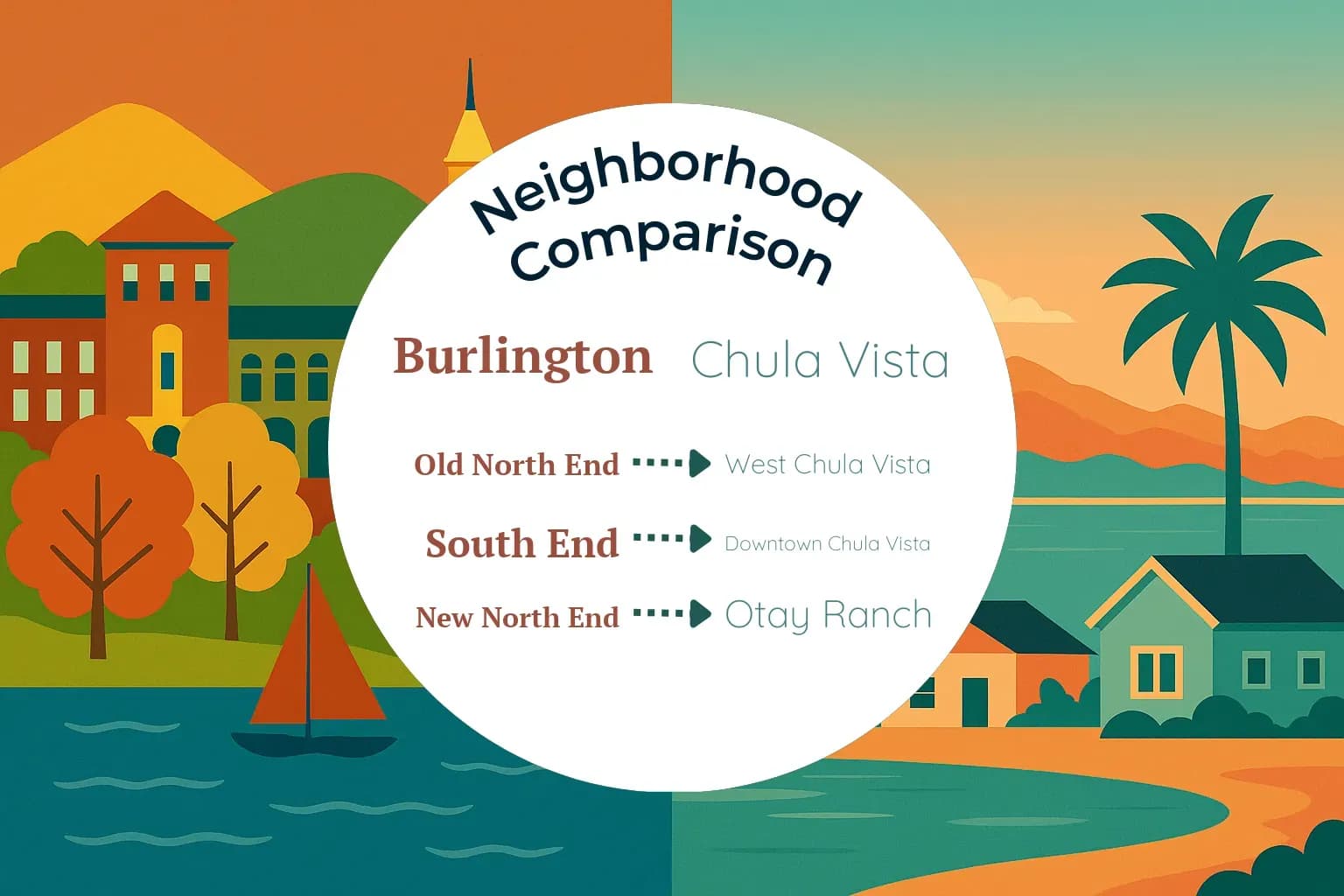 Burlington vs Chula Vista Neighborhood Comparison